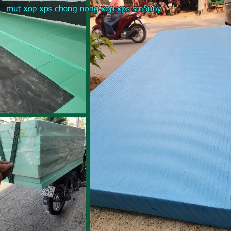 Model mút xốp XPS chống nóng Xốp XPS: SM5U6Y Model mút xốp XPS chống nóng Xốp XPS: SM5U6Y