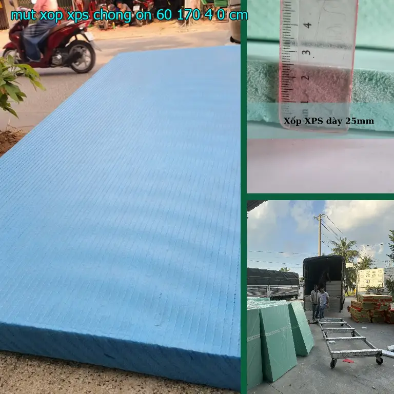 Mút xốp XPS chống ồn 60*170*4.0 cm