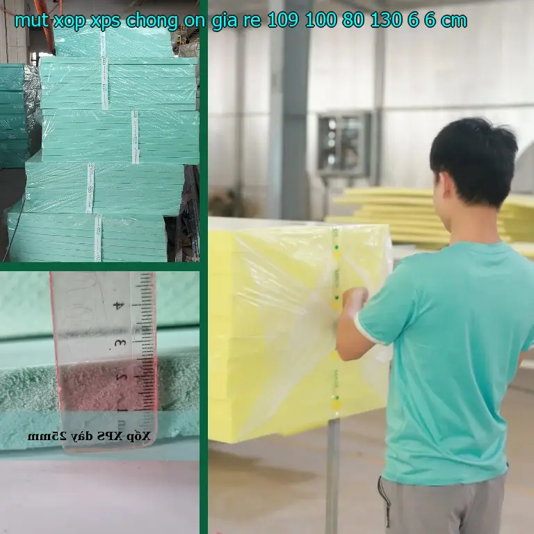 Kích thước mút xốp XPS chống ồn giá rẻ 109.100₫: 80*130*6.6 cm Kích thước mút xốp XPS chống ồn giá rẻ 109.100₫: 80*130*6.6 cm