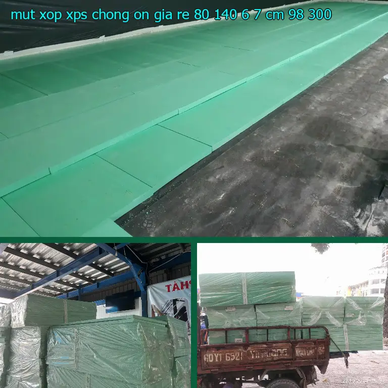 Giá mút xốp XPS chống ồn giá rẻ 80*140*6.7 cm: 98.300₫ Giá mút xốp XPS chống ồn giá rẻ 80*140*6.7 cm: 98.300₫