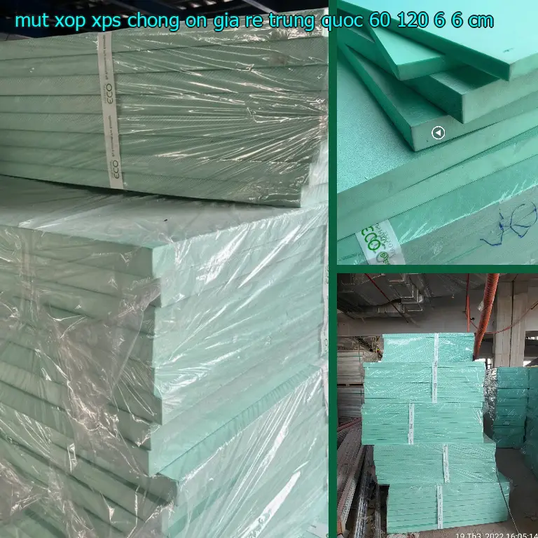 Kích thước mút xốp XPS chống ồn giá rẻ Trung Quốc: 60*120*6.6 cm Kích thước mút xốp XPS chống ồn giá rẻ Trung Quốc: 60*120*6.6 cm