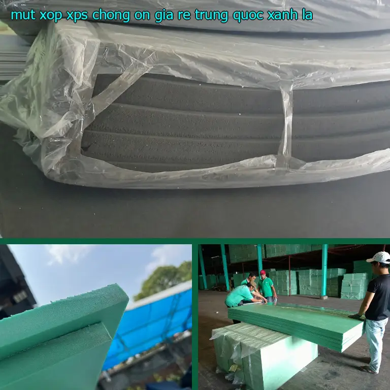 Màu sắc mút xốp XPS chống ồn giá rẻ Trung Quốc: Xanh lá Màu sắc mút xốp XPS chống ồn giá rẻ Trung Quốc: Xanh lá