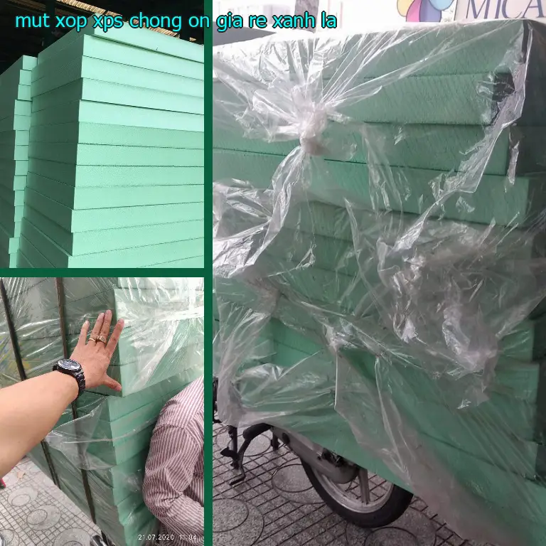 Mút xốp XPS chống ồn giá rẻ Xanh lá