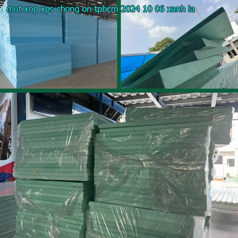 Màu sắc mút xốp XPS chống ồn TpHCM 2024-10-06: Xanh lá