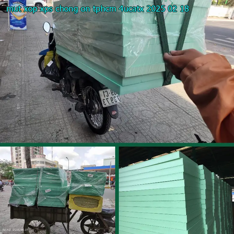 Ngày sản xuất mút xốp XPS chống ồn TpHCM 4UCATX: 2025-02-18