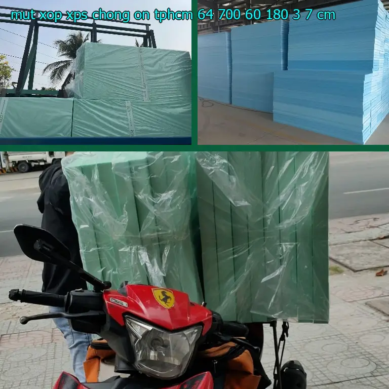 Kích thước mút xốp XPS chống ồn TpHCM 64.700₫: 60*180*3.7 cm Kích thước mút xốp XPS chống ồn TpHCM 64.700₫: 60*180*3.7 cm