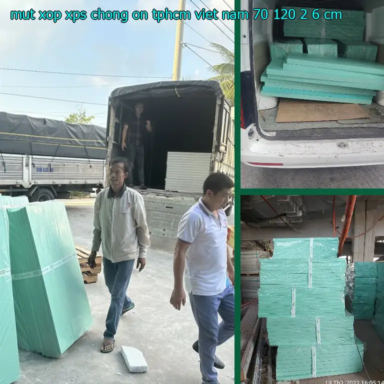 Kích thước mút xốp XPS chống ồn TpHCM Việt Nam: 70*120*2.6 cm Kích thước mút xốp XPS chống ồn TpHCM Việt Nam: 70*120*2.6 cm