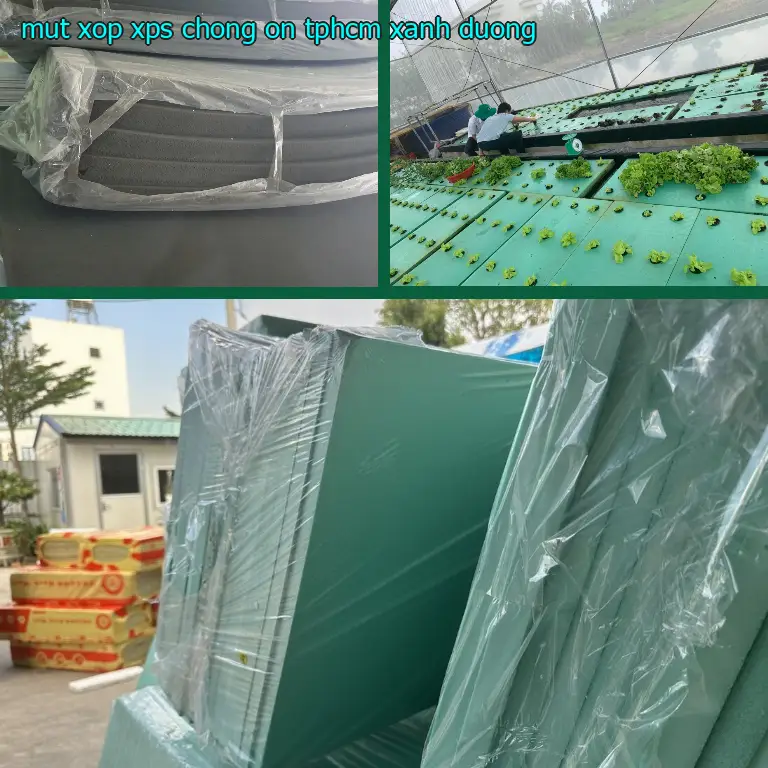 Mút xốp XPS chống ồn TpHCM Xanh dương