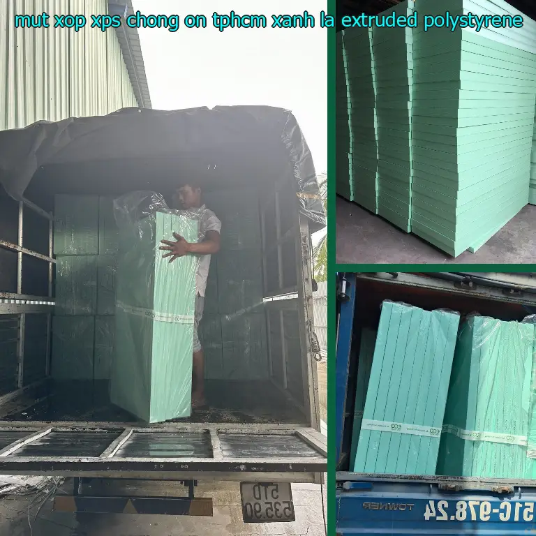 Chất liệu mút xốp XPS chống ồn TpHCM Xanh lá: Extruded Polystyrene Chất liệu mút xốp XPS chống ồn TpHCM Xanh lá: Extruded Polystyrene