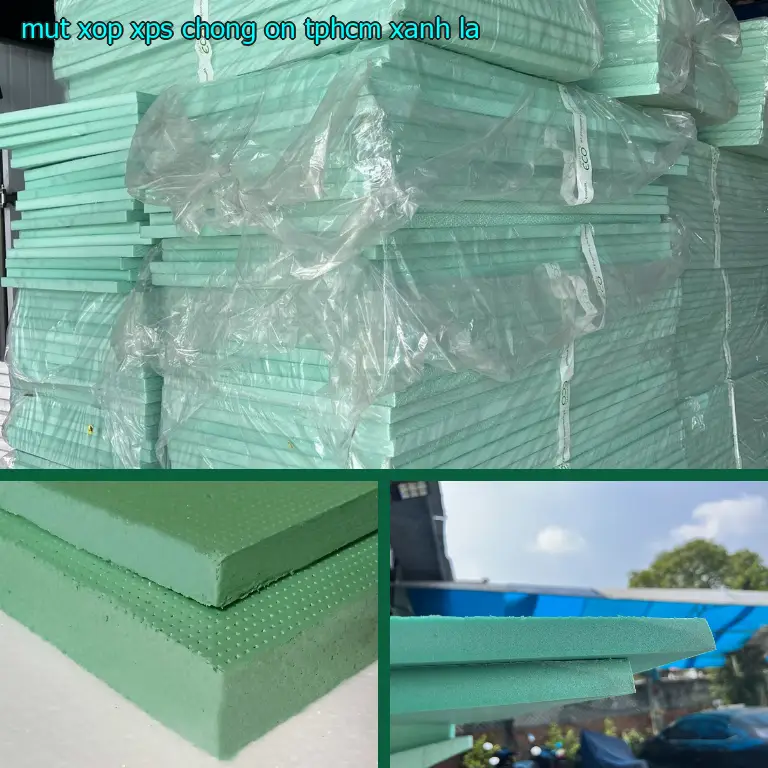 Mút xốp XPS chống ồn TpHCM Xanh lá
