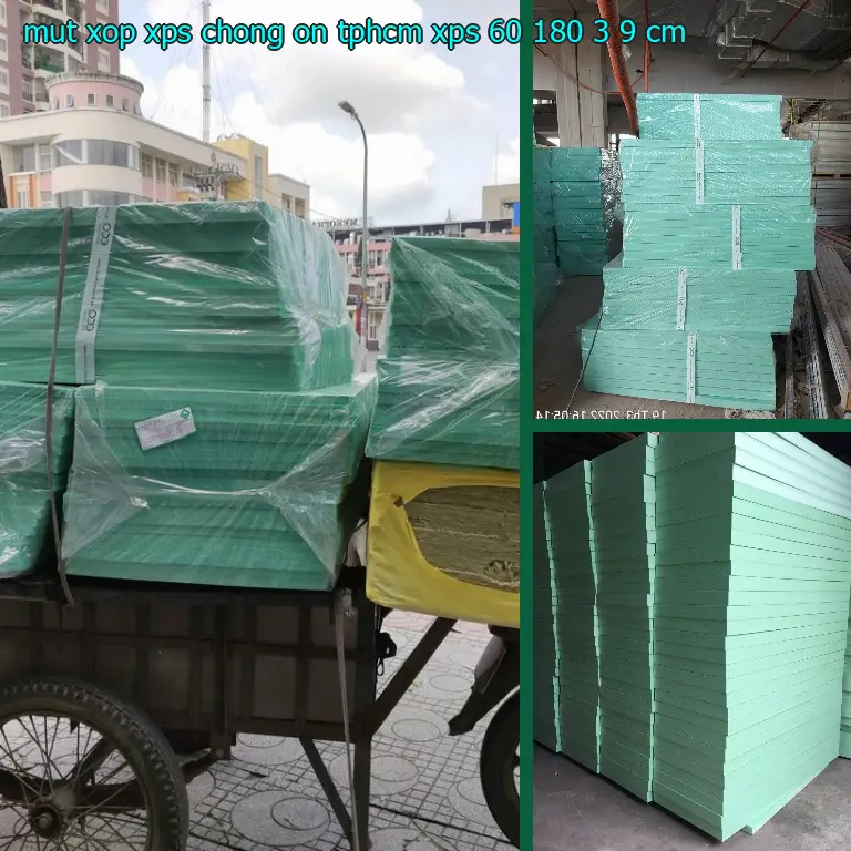 Kích thước mút xốp XPS chống ồn TpHCM XPS: 60*180*3.9 cm Kích thước mút xốp XPS chống ồn TpHCM XPS: 60*180*3.9 cm