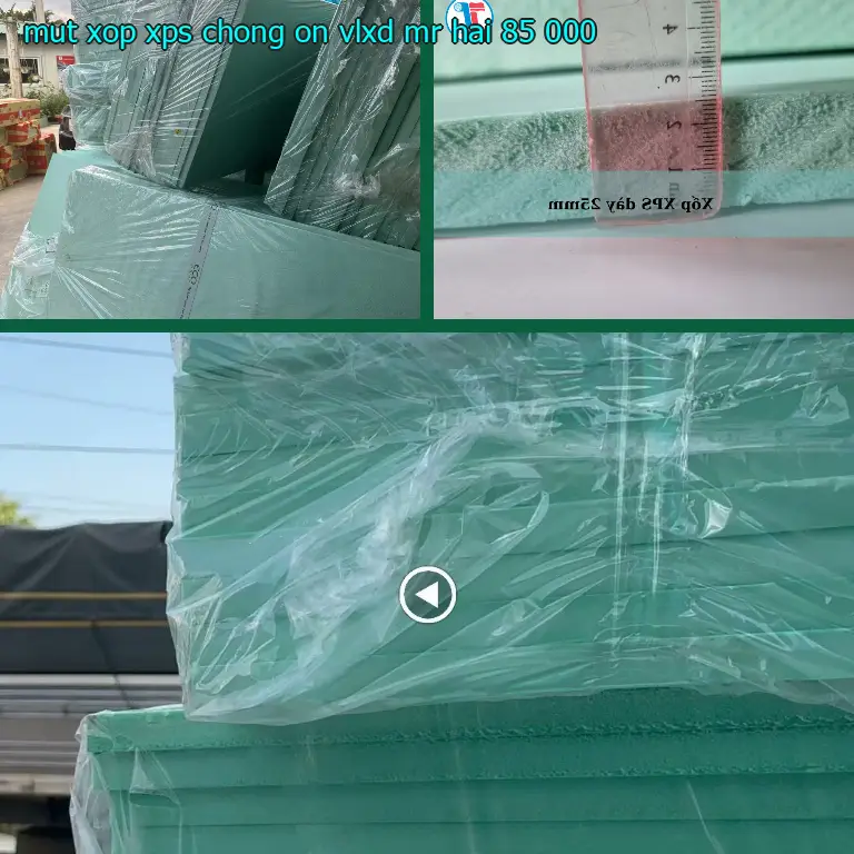 Đơn giá mút xốp XPS chống ồn VLXD Mr.HẢI: 85.000₫ Đơn giá mút xốp XPS chống ồn VLXD Mr.HẢI: 85.000₫