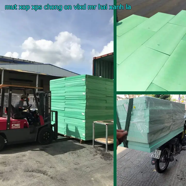Màu sắc mút xốp XPS chống ồn VLXD Mr.HẢI: Xanh lá Màu sắc mút xốp XPS chống ồn VLXD Mr.HẢI: Xanh lá