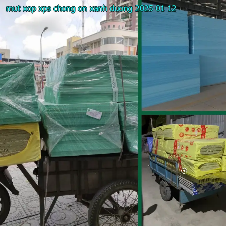 Ngày sản xuất mút xốp XPS chống ồn Xanh dương: 2025-01-12