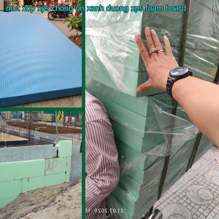 Danh mục mút xốp XPS chống ồn Xanh dương: XPS Foam Board