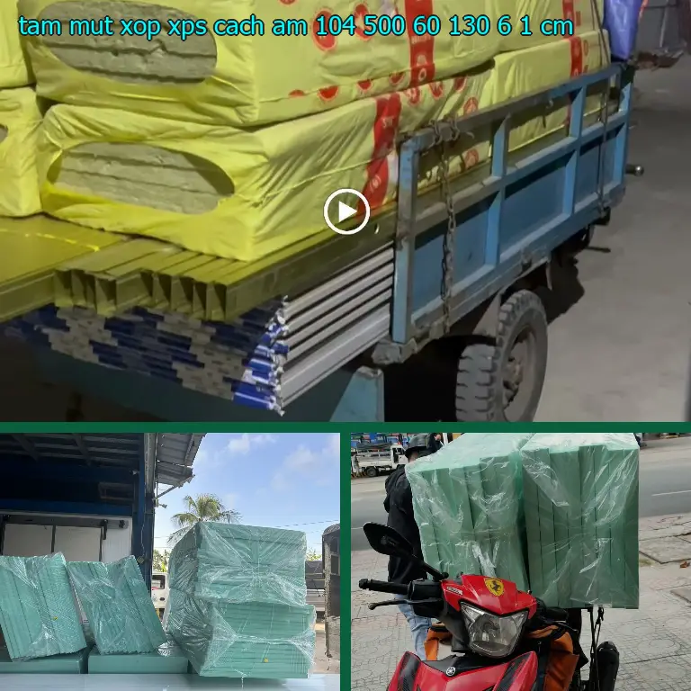 Kích thước tấm mút xốp XPS cách âm 104.500₫: 60*130*6.1 cm Kích thước tấm mút xốp XPS cách âm 104.500₫: 60*130*6.1 cm
