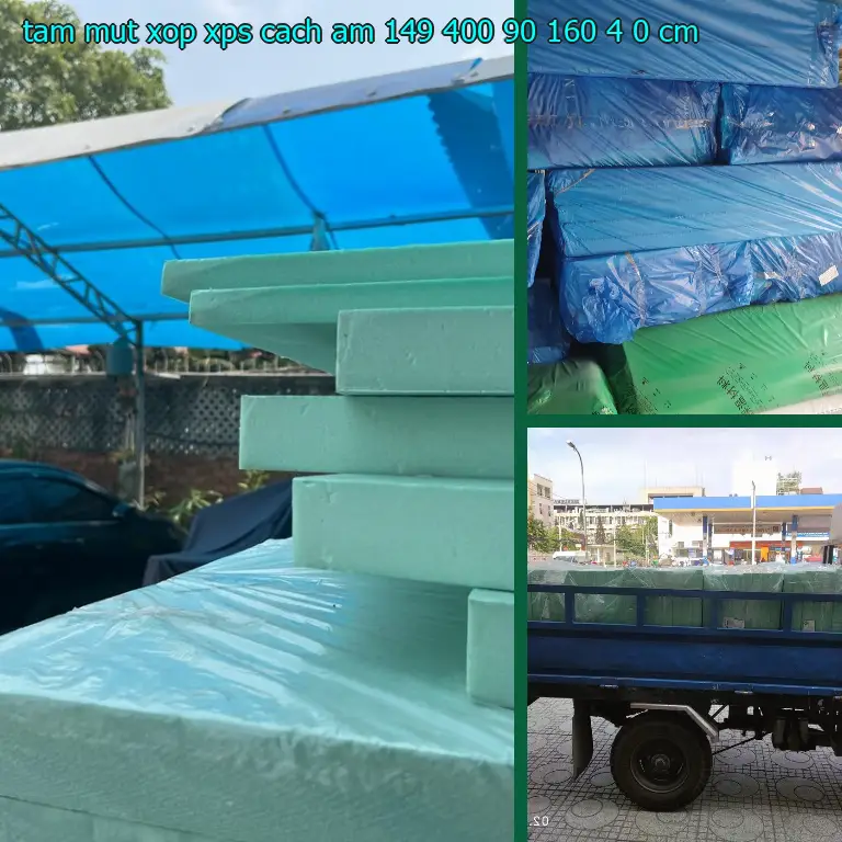 Kích thước tấm mút xốp XPS cách âm 149.400₫: 90*160*4.0 cm