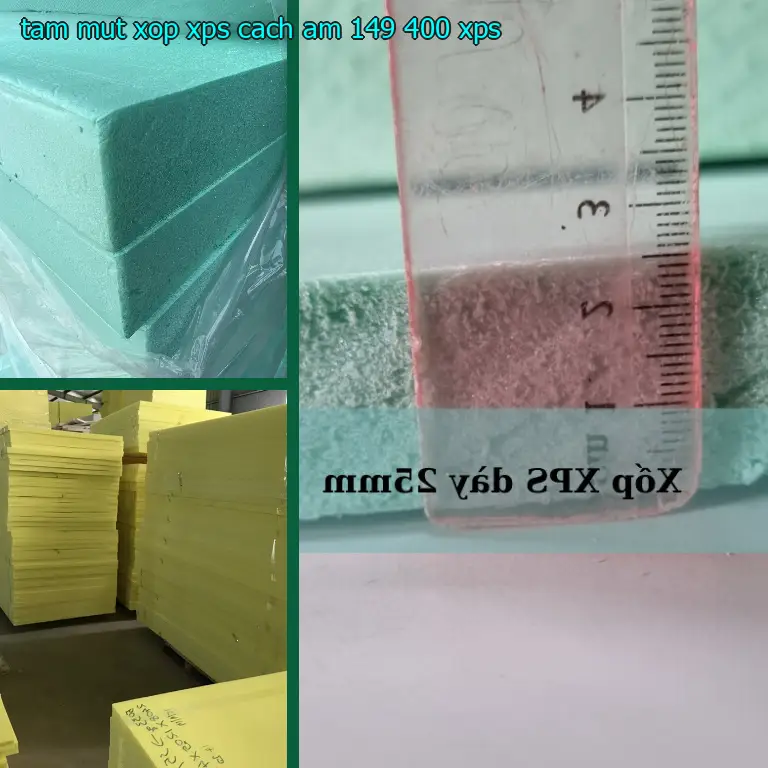 Chất liệu tấm mút xốp XPS cách âm 149.400₫: XPS
