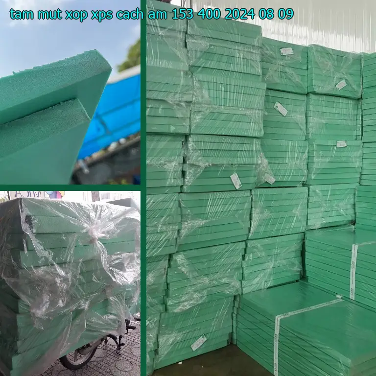 Ngày sản xuất tấm mút xốp XPS cách âm 153.400₫: 2024-08-09