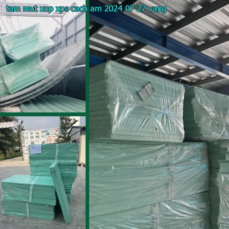 Màu sắc tấm mút xốp XPS cách âm 2024-07-27: Vàng
