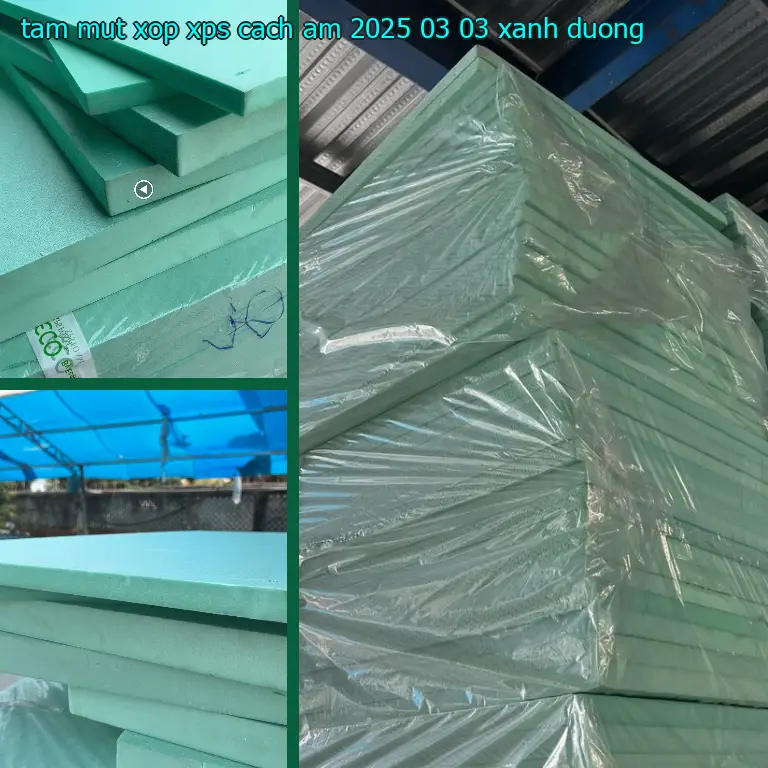 Màu sắc tấm mút xốp XPS cách âm 2025-03-03: Xanh dương