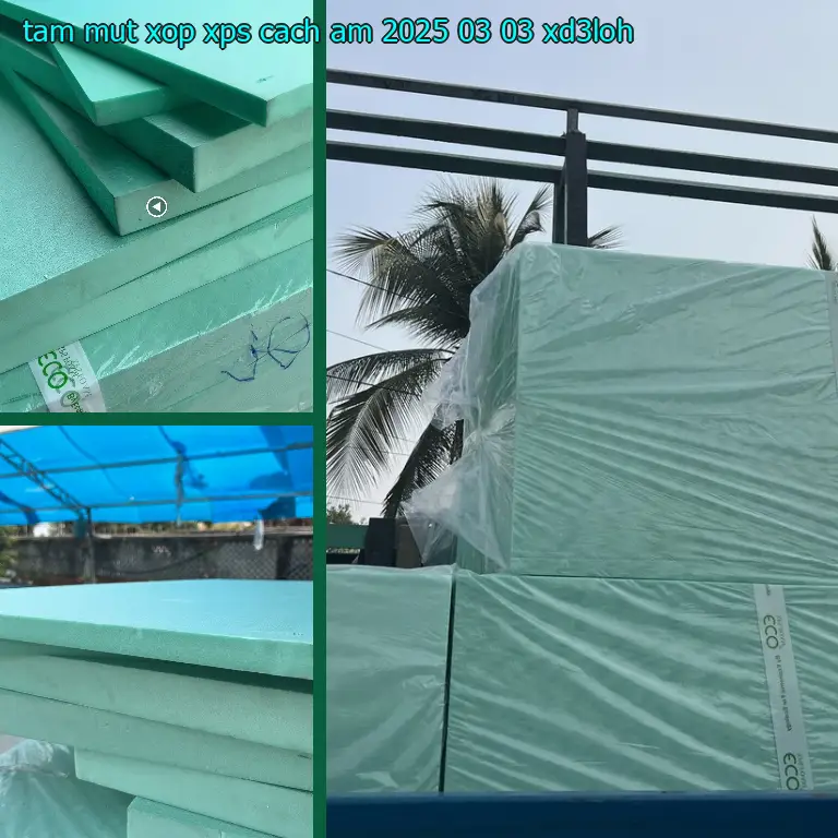 Model tấm mút xốp XPS cách âm 2025-03-03: XD3LOH