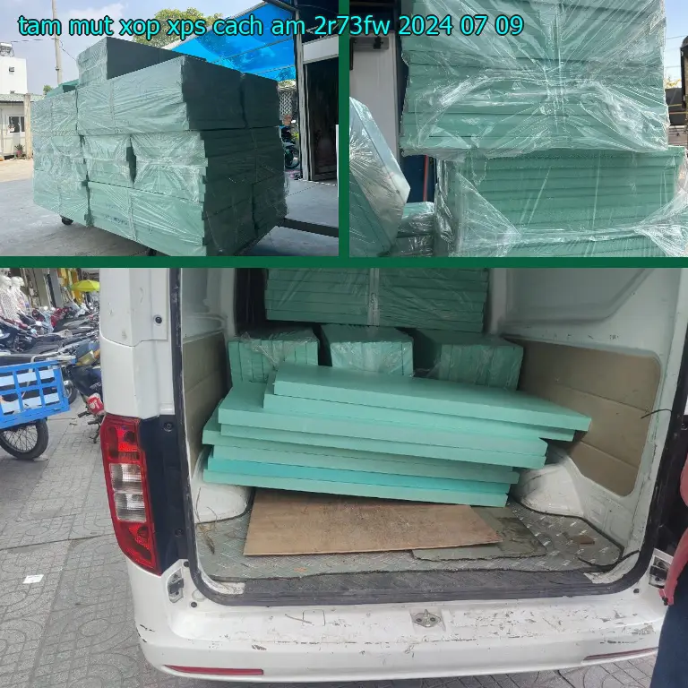 Ngày sản xuất tấm mút xốp XPS cách âm 2R73FW: 2024-07-09 Ngày sản xuất tấm mút xốp XPS cách âm 2R73FW: 2024-07-09