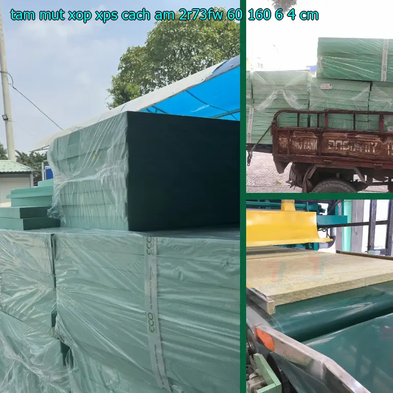 Kích thước tấm mút xốp XPS cách âm 2R73FW: 60*160*6.4 cm Kích thước tấm mút xốp XPS cách âm 2R73FW: 60*160*6.4 cm