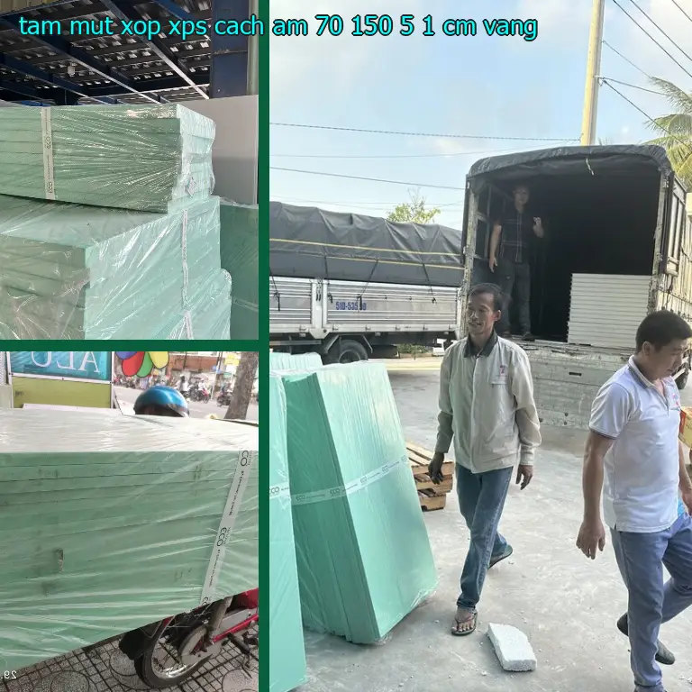 Màu sắc tấm mút xốp XPS cách âm 70*150*5.1 cm: Vàng Màu sắc tấm mút xốp XPS cách âm 70*150*5.1 cm: Vàng