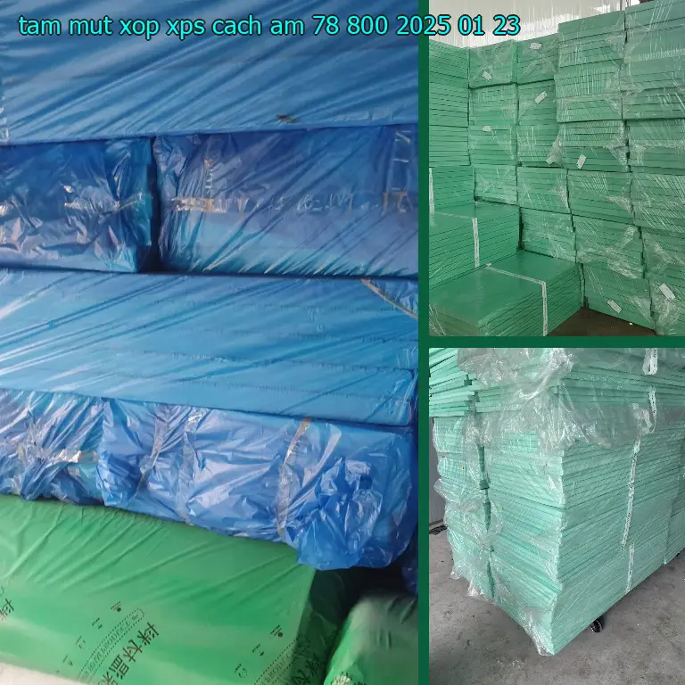 Ngày sản xuất tấm mút xốp XPS cách âm 78.800₫: 2025-01-23