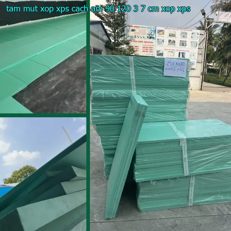 Danh mục tấm mút xốp XPS cách âm 90*120*3.7 cm: Xốp XPS