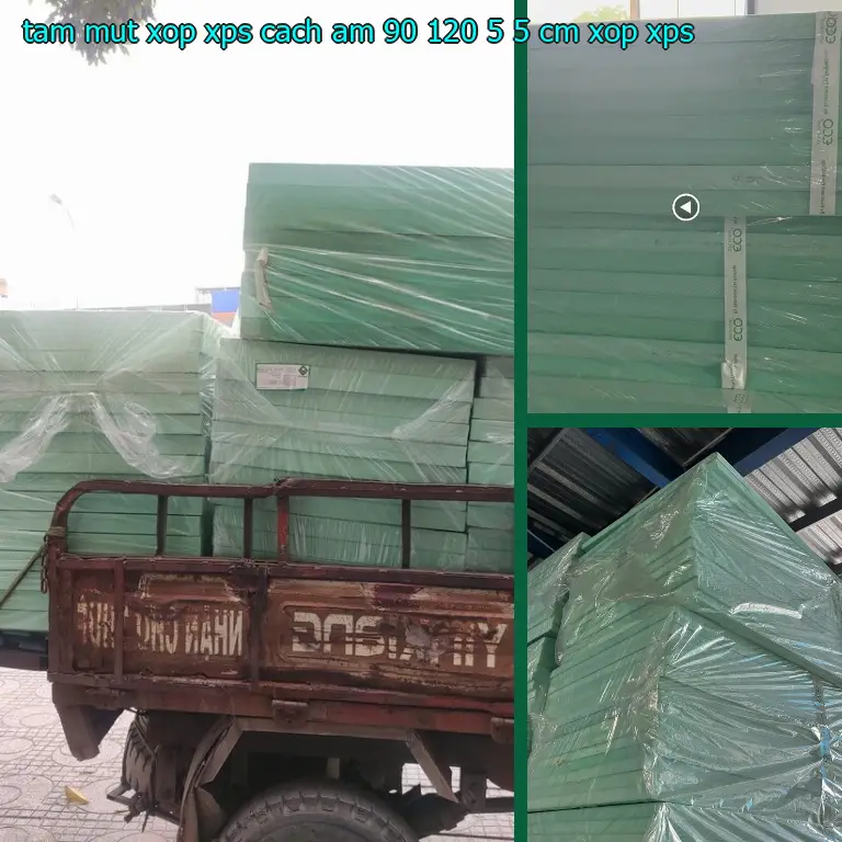 Danh mục tấm mút xốp XPS cách âm 90*120*5.5 cm: Xốp XPS
