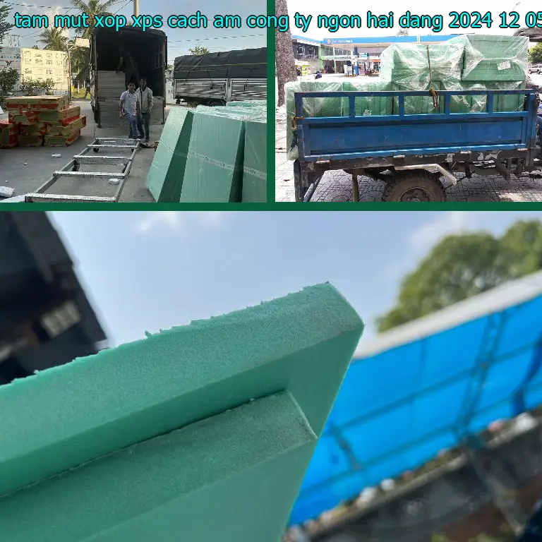 Ngày sản xuất tấm mút xốp XPS cách âm Công ty Ngọn Hải Đăng: 2024-12-05
