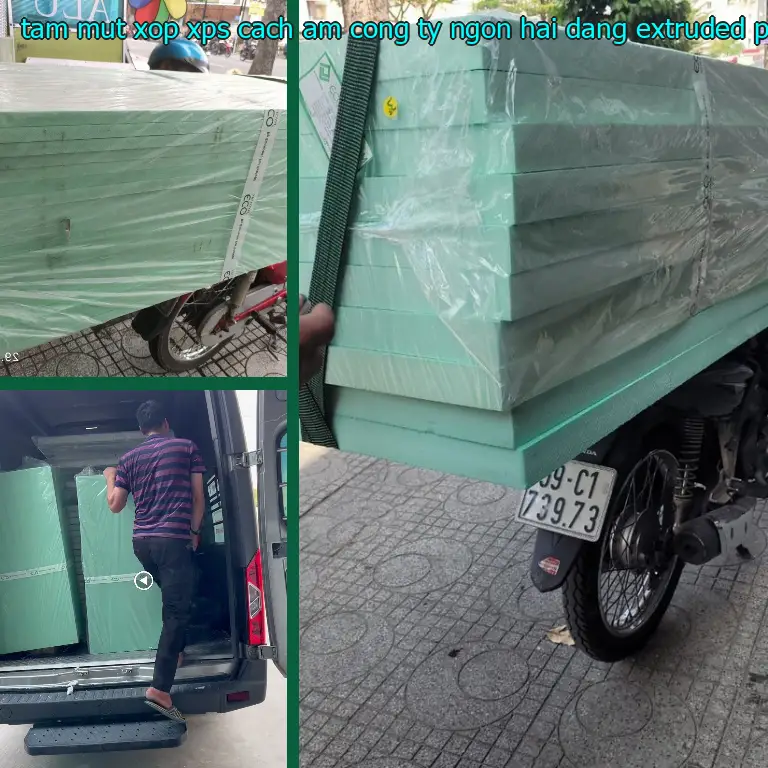 Chất liệu tấm mút xốp XPS cách âm Công ty Ngọn Hải Đăng: Extruded Polystyrene Foam