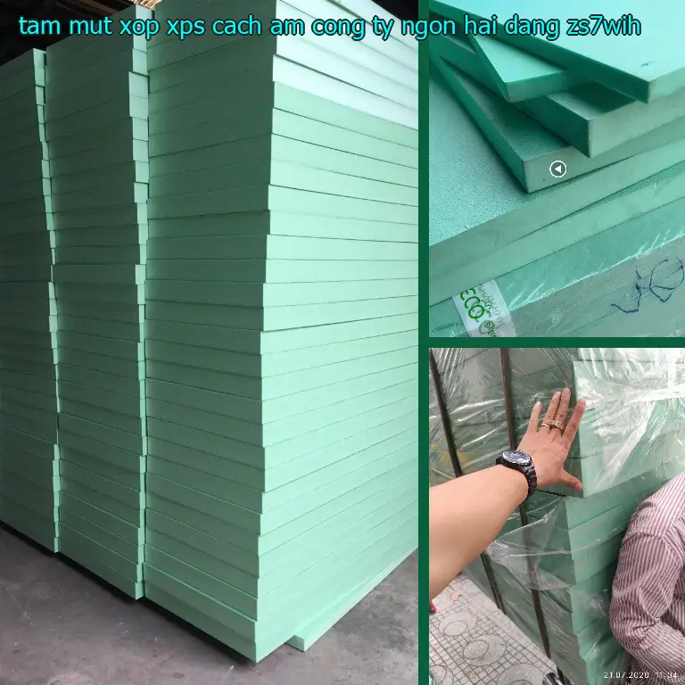Model tấm mút xốp XPS cách âm Công ty Ngọn Hải Đăng: ZS7WIH