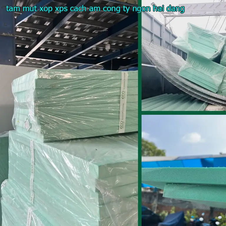 Tấm mút xốp XPS cách âm Công ty Ngọn Hải Đăng