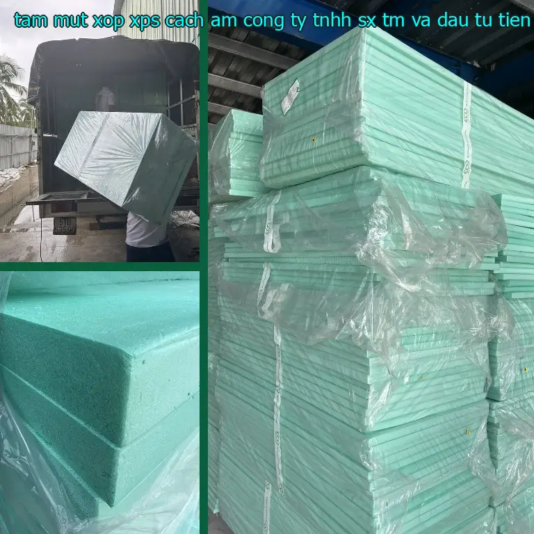 Kích thước tấm mút xốp XPS cách âm Công ty TNHH SX TM và đầu tư Tiến Phong: 60*150*6.9 cm Kích thước tấm mút xốp XPS cách âm Công ty TNHH SX TM và đầu tư Tiến Phong: 60*150*6.9 cm