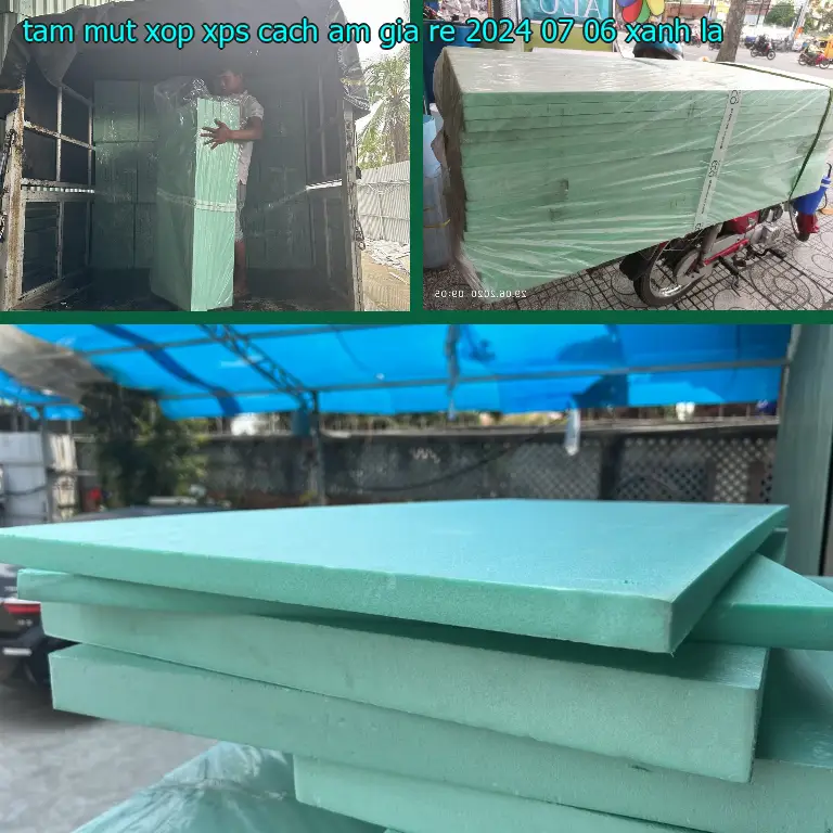 Màu sắc tấm mút xốp XPS cách âm giá rẻ 2024-07-06: Xanh lá Màu sắc tấm mút xốp XPS cách âm giá rẻ 2024-07-06: Xanh lá