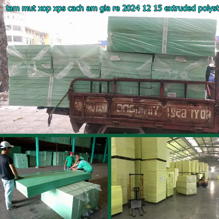 Chất liệu tấm mút xốp XPS cách âm giá rẻ 2024-12-15: Extruded Polystyrene Foam