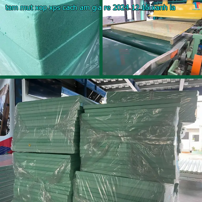 Màu sắc tấm mút xốp XPS cách âm giá rẻ 2024-12-15: Xanh lá