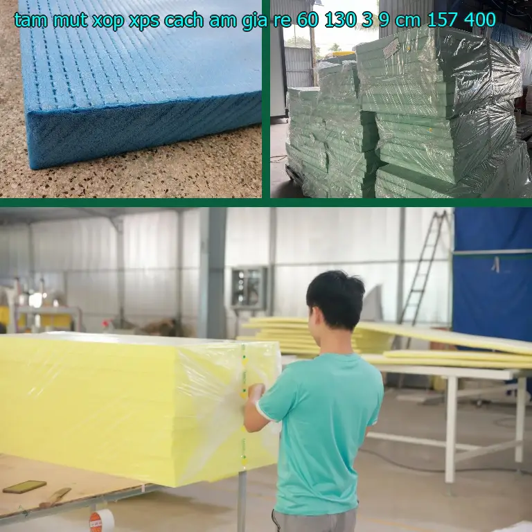 Đơn giá tấm mút xốp XPS cách âm giá rẻ 60*130*3.9 cm: 157.400₫ Đơn giá tấm mút xốp XPS cách âm giá rẻ 60*130*3.9 cm: 157.400₫