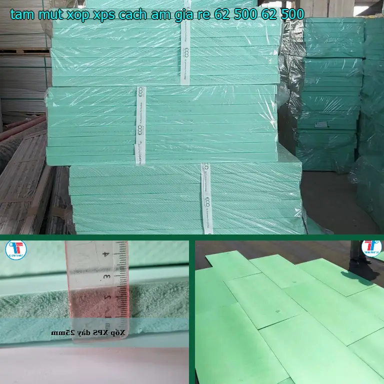 Giá tấm mút xốp XPS cách âm giá rẻ 62.500₫: 62.500₫ Giá tấm mút xốp XPS cách âm giá rẻ 62.500₫: 62.500₫