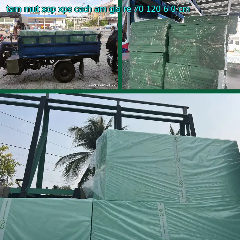 Tấm mút xốp XPS cách âm giá rẻ 70*120*6.0 cm