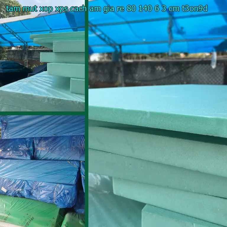 Model tấm mút xốp XPS cách âm giá rẻ 80*140*6.3 cm: T3ON9D Model tấm mút xốp XPS cách âm giá rẻ 80*140*6.3 cm: T3ON9D