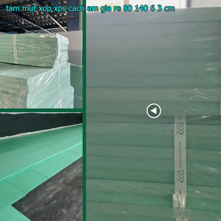 Tấm mút xốp XPS cách âm giá rẻ 80*140*6.3 cm