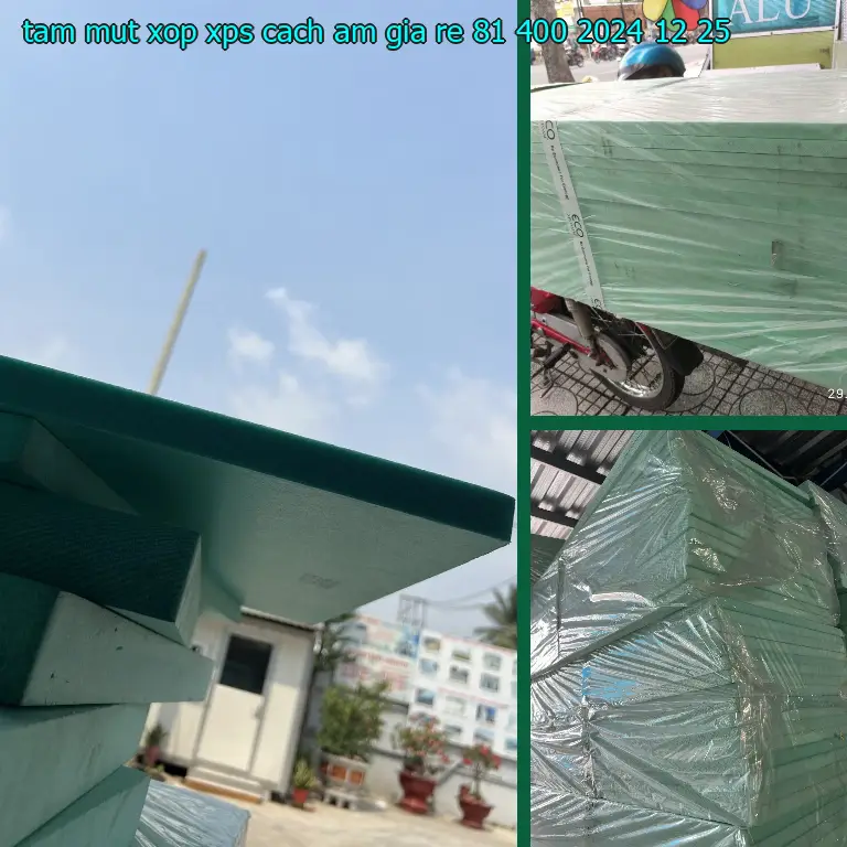 Ngày sản xuất tấm mút xốp XPS cách âm giá rẻ 81.400₫: 2024-12-25 Ngày sản xuất tấm mút xốp XPS cách âm giá rẻ 81.400₫: 2024-12-25