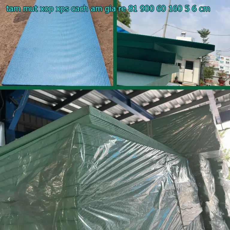 Kích thước tấm mút xốp XPS cách âm giá rẻ 81.900₫: 60*160*5.6 cm