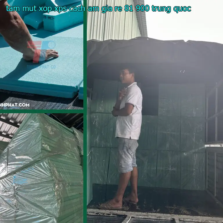 Xuất xứ tấm mút xốp XPS cách âm giá rẻ 81.900₫: Trung Quốc