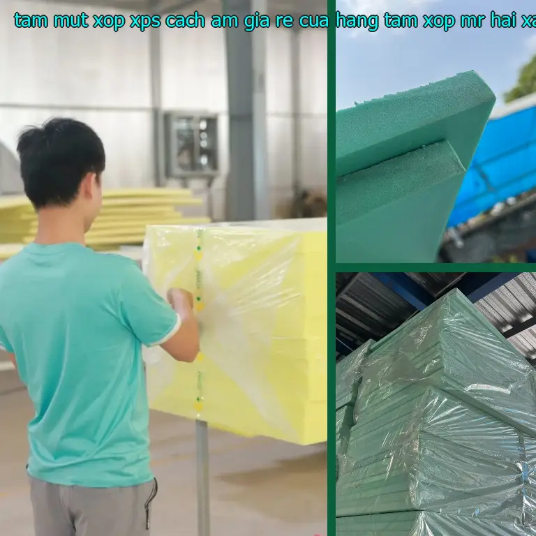 Màu sắc tấm mút xốp XPS cách âm giá rẻ Cửa hàng tấm xốp Mr.HẢI: Xanh dương
