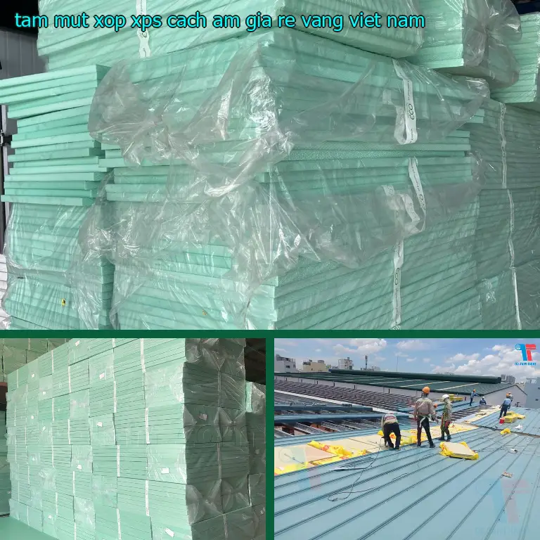 Xuất xứ tấm mút xốp XPS cách âm giá rẻ Vàng: Việt Nam